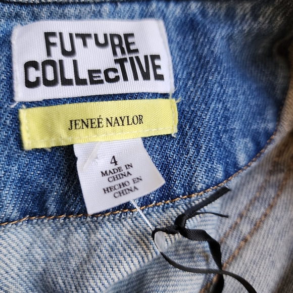 Sleeveless Denim Button Front Midi Dress NWT but needs minor repair Size 4 - Picture 9 of 12